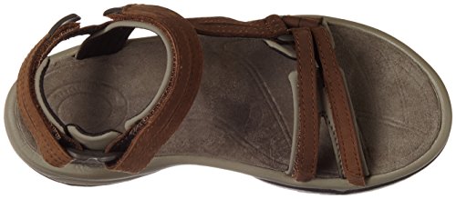 TevaTerra Fi Lite Leather W's - Sandalias Atléticas Mujer - Marrón - Braun (brown 556) - 37 EU (4 UK)