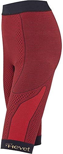 Teyder 924PT-189-S/M - Hevet Shapecell Sport Pantalón Short Reductor, Pequeño/Mediano Rojo/Negro