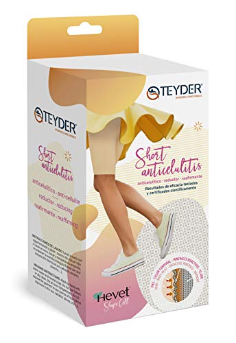 Teyder 926PT-04-L/XL - Hevet Shapecell Pantalón Reductor Corto, Grande/X-Grande Beige