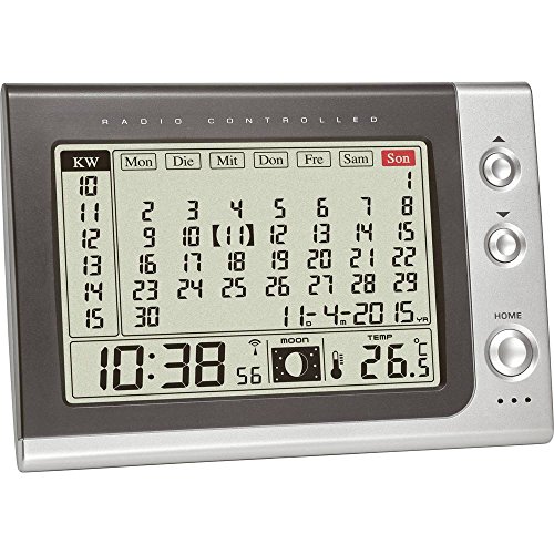 TFA Dostmann 60.2529.54 Reloj Despertador con Calendario