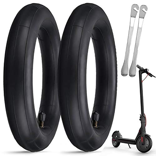 Th-some Interior de Scooter Eléctrico Xiaomi M365-2 Pcs Neumáticos Interiores de Patinete - Neumático Scooter Rueda Cámara de Aire Compatible Xiaomi M365 con 2 Palanca de llanta