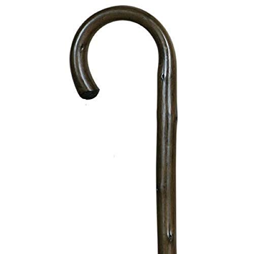 The Walking Stick Company - Bastón de madera de castaño rústico de calidad clásica con punta de metal ideal para terrenos, 95 cm