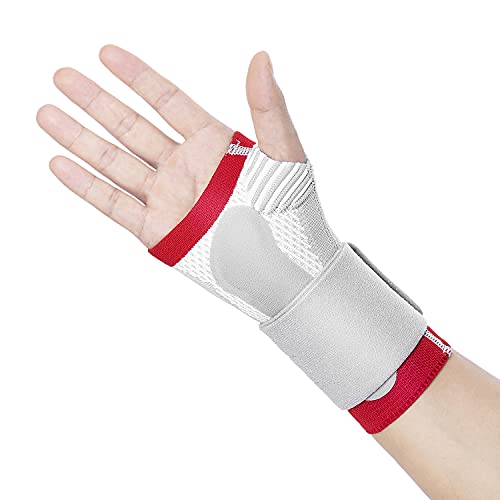 Thx4COPPER Muñequera de compresión con cojín de presión dorsalum, apoyo para la muñeca para túnel carpiano, artritis, tendinitis, dolor muscular articular, férula de apoyo para la mano derecha