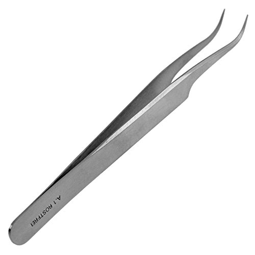 Tick Forceps - Tweezers - Length: 4.15 - Stainless Steel by May