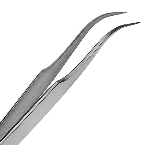 Tick Forceps - Tweezers - Length: 4.15 - Stainless Steel by May