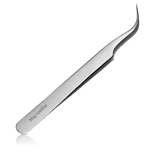 Tick Forceps - Tweezers - Length: 4.15 - Stainless Steel by May