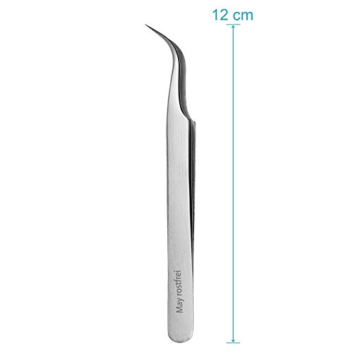 Tick Forceps - Tweezers - Length: 4.15 - Stainless Steel by May