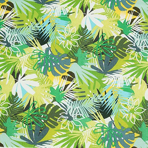 TIENDA EURASIA® Cojín para Tumbona de Jardín - Estampados Tropicales - Cojín Acolchado Relleno de Fibra - Medidas 120-180 x 50 x 10 cm - Ideal para tumbonas, sillas y hamacas. (Tropical 4, 120 cm)