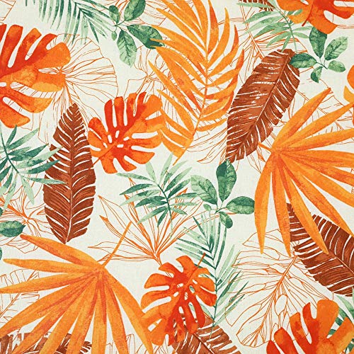 TIENDA EURASIA® Cojín para Tumbona de Jardín - Estampados Tropicales - Cojín Acolchado Relleno de Fibra - Medidas 120-180 x 50 x 8 cm - Ideal para tumbonas, sillas y hamacas. (Tropical 5, 180 cm)