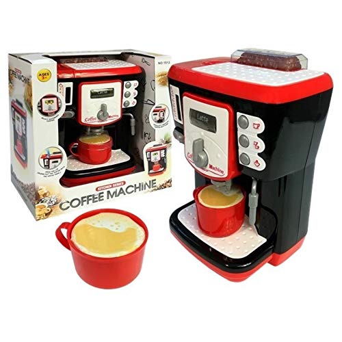 Tiktaktoo Máquina de Café para Niños Máquina de Espresso Cafetera con Luz & Sonido Accesorio Cocinita Juguete