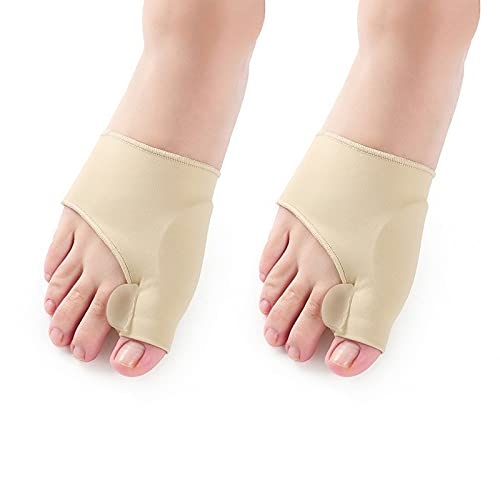 Timagebreze 1 Par Separador de Dedos Valgus Corrector de Juanetes OrtopéDicos Pies Hueso Pulgar Ajustador CorreccióN Pedicura CalcetíN Enderezadora