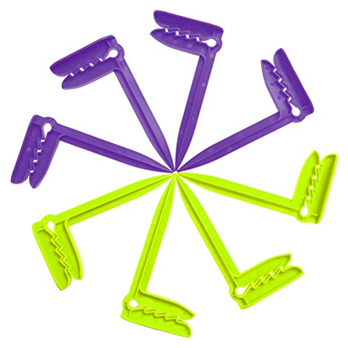 TIMESETL 8 PCS Clips de Toallas de Playa - Pinzas para Toallas para Sujetar - Ideal para la Playa, Viajar, Acampar o Hacer un Picnic