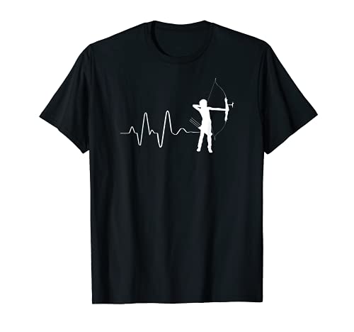 Tiro con arco arquero arquero latido del corazón Camiseta