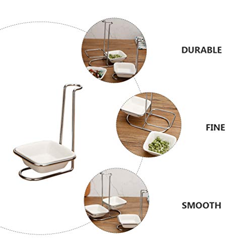 Titular de La Cucharón de Cerámica Resto de La Cuchara de Pie Soporte de Utensilio en Posición Vertical para La Cocina de La Cocina Contador Organizador Diseño Vertical