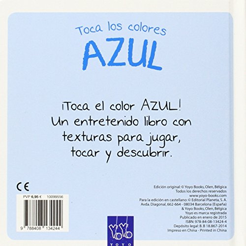 Toca los colores. Azul: Con texturas