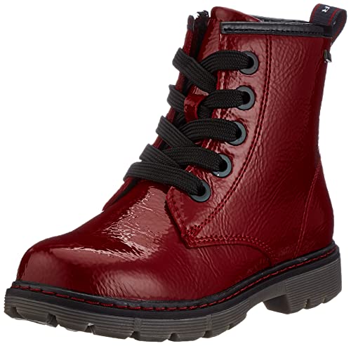 TOM TAILOR 9071602, Bota a la Altura de la Pantorrilla Niñas, Rojo, 30 EU