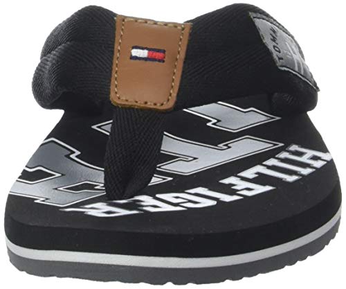 Tommy Hilfiger Essential TH Beach Sandal, Chanclas Hombre, Negro (Black 990), 43 EU