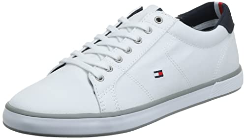 Tommy Hilfiger H2285arlow 1d, Zapatillas Hombre, Blanco (White 596), 43 EU