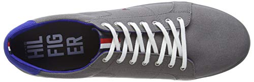 Tommy Hilfiger H2285arlow 1d, Zapatillas Hombre, Gris (Steel Grey 596), 42 EU