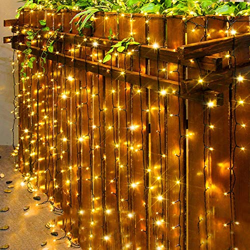 Tonglura Significado Cadena Luces solares 50M 100M Solar luz LED de Cadena Garland 8 Modos de jardín al Aire Libre Patio Party Yard Puerta del Patio Trasero Responsabilidad