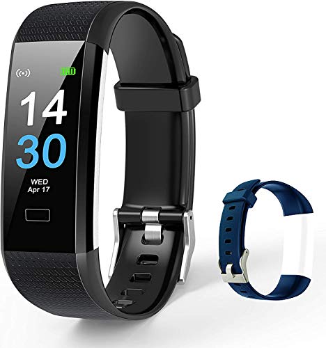 TOPLUS Smartwatch,Pulsera Actividad Inteligente,Cronómetros,Calorías,Monitor de Sueño,Podómetro Pulsera Actividad Inteligente Impermeable IP68 Smartwatch Hombre Reloj Deportivo para Android iOS