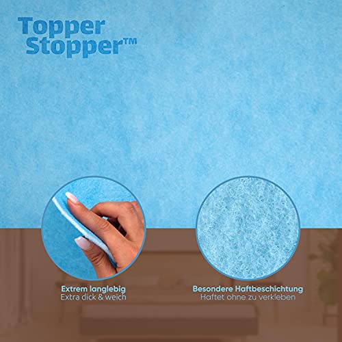 Topper Stopper | Base antideslizante para cama continental | Base antideslizante para colchones | Protector antideslizante | 60 x 180 cm