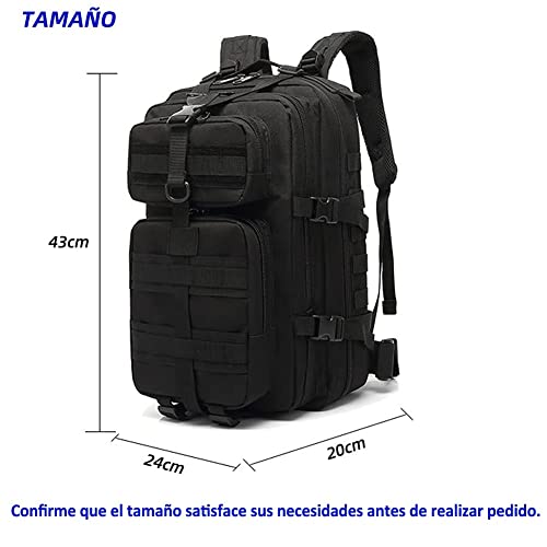 TOSIRY Mochila Táctica Militar para Hombre Mujer, Práctico y Espacioso Bolso Asalto Paquete MOLLE Multifuncional