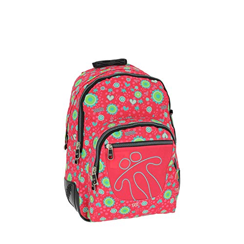 TOTTO Mochilas Escolares Grandes Infantiles Estampados, 44 cm, Multicolor