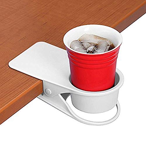 TOUTOU Soporte para Taza de Bebida, Soporte para Mesa de Cristal para Botellas de Cerveza, Bebidas, Soda, café, Taza, platillo, diseño de Clip, para el hogar y la Oficina