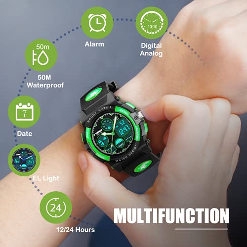 Toyze Relojes digitales para niños, regalos para adolescentes y niños, reloj deportivo para niñas de 6 a 15 años juguetes para 6 7 8 9 10 11 años