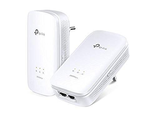 TP-Link TL-PA9020 KIT - PLC 2 Adaptadores de Comunicación por Línea Eléctrica (AV 2000 Mbps, PLC, Extensor, Repetidores de Red, Amplificador, 2 Puerto, Smart TV, PS4, Nintendo Switch)