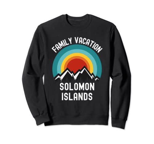 Traje a juego de vacaciones familiares de las Islas Salomón Sudadera