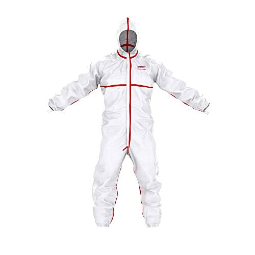 Traje de protección química SafeComfort Modelo T | PPE Cat. III Tipo 4/5/6 - Protección contra Las infecciones según la Norma EN 14126 – Talla XL