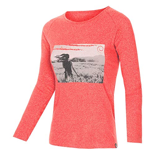 Trangoworld Jara Camiseta, Mujer, Coral Intenso, L