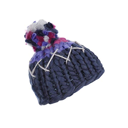 Trespass - Gorro Modelo Ellery para niños (5/7) (Marino/Morado)