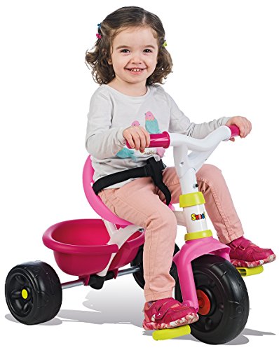 Triciclo Be Fun rosa con volquete (Smoby 740322)