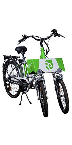 Triciclo Eléctrico Adultos 2 Ruedas Delanteras R3 con Batería extraíble de Ion-Lítio 36V 12Ah NO Efecto Memoria Motor 250W Brushless, máx. Vel. 25 km/h