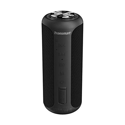 Tronsmart T6 Plus Edición Mejorada Altavoz Bluetooth 40W, Altavoz Portatil Sonido Estéreo 360°, Efecto de Triple Bajo Potente, Waterproof IPX6 con Powerbank, 15 Hora de Reproducción, y Manos Libres