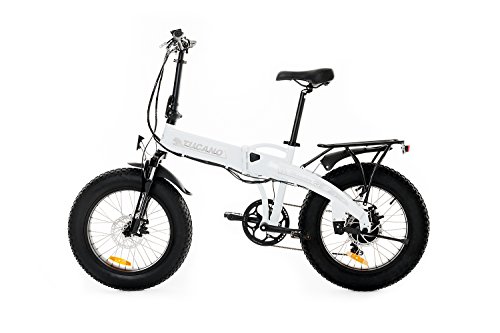 Tucano Bikes Monster HB Bicicleta Eléctrica Plegable, Blanco (Benz), Talla Única