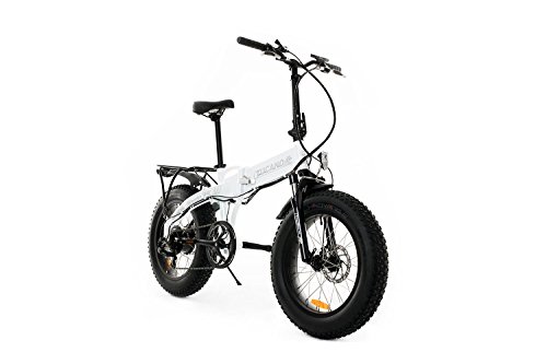 Tucano Bikes Monster HB Bicicleta Eléctrica Plegable, Blanco (Benz), Talla Única