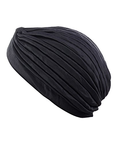 Turbante de NYfashion101, para mujer, talla única (MK5016) Negro negro Taille unique