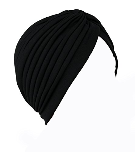 Turbante de NYfashion101, para mujer, talla única (MK5016) Negro negro Taille unique