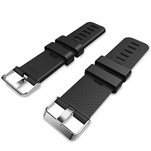 TUSITA [2 Piezas] Extensor de Correa Compatible con Fitbit Versa 2, Versa, Charge 5 4 3 2 HR, Charge - TPE Extend Strap Pulsera Banda - Para Muñecas o Tobillos de Tamaño Más Grande