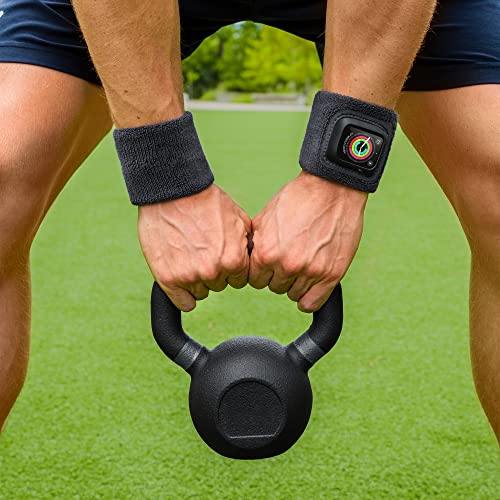 Twelve South ActionBand for Apple Watch 44mm | Conjunto de Banda Protectora para el Sudor en la muñeca o el antebrazo para Deportes o Actividades