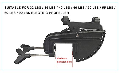 U-BCOO Soporte y conjunto de bisagras Motor Eléctrico Trolling Stent Motor eléctrico fuera de borda