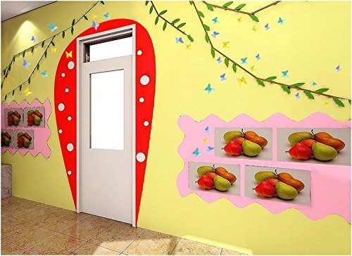 ufengke® 12 Pcs Mariposas 3D Pegatinas de Pared Diseño de Moda Mariposa Bricolaje Calcomanías Arte Artesanía Decoración del Hogar, Blanco