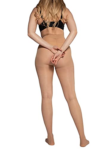 Ulla Popken Stützstrumpfhose Liguero, 40 DEN, Transparente (Teint 26), XXXX-Large (Talla del Fabricante: 60+) para Mujer