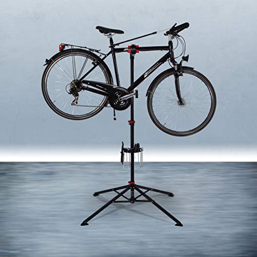 Ultrasport Fahrradmontageständer Expert Caballete Bicicleta como Las de montaña, eléctricas, Estable, hasta 30 kg, Funciones prácticas para la reparación, Unisex Adulto, Rojo, Talla única