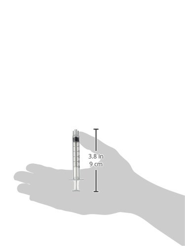 Una vez jeringuillas 3 piezas Luer Lok 2,5 ml/3 ml 100 unidades)