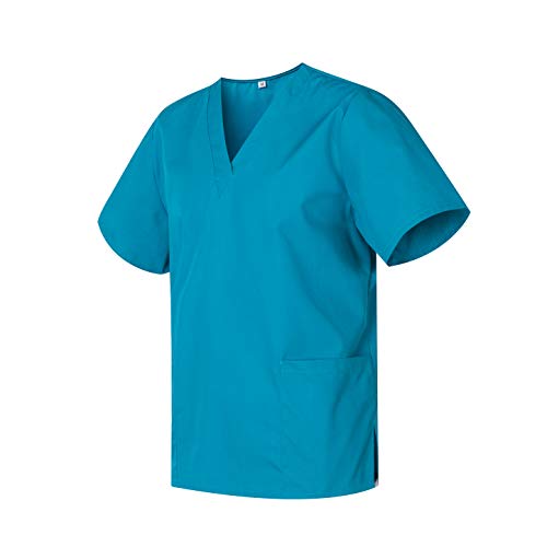 Uniformes Uno Médico Unisex con Casaca y Pantalones Sanitarios 301-501 - L, Verde